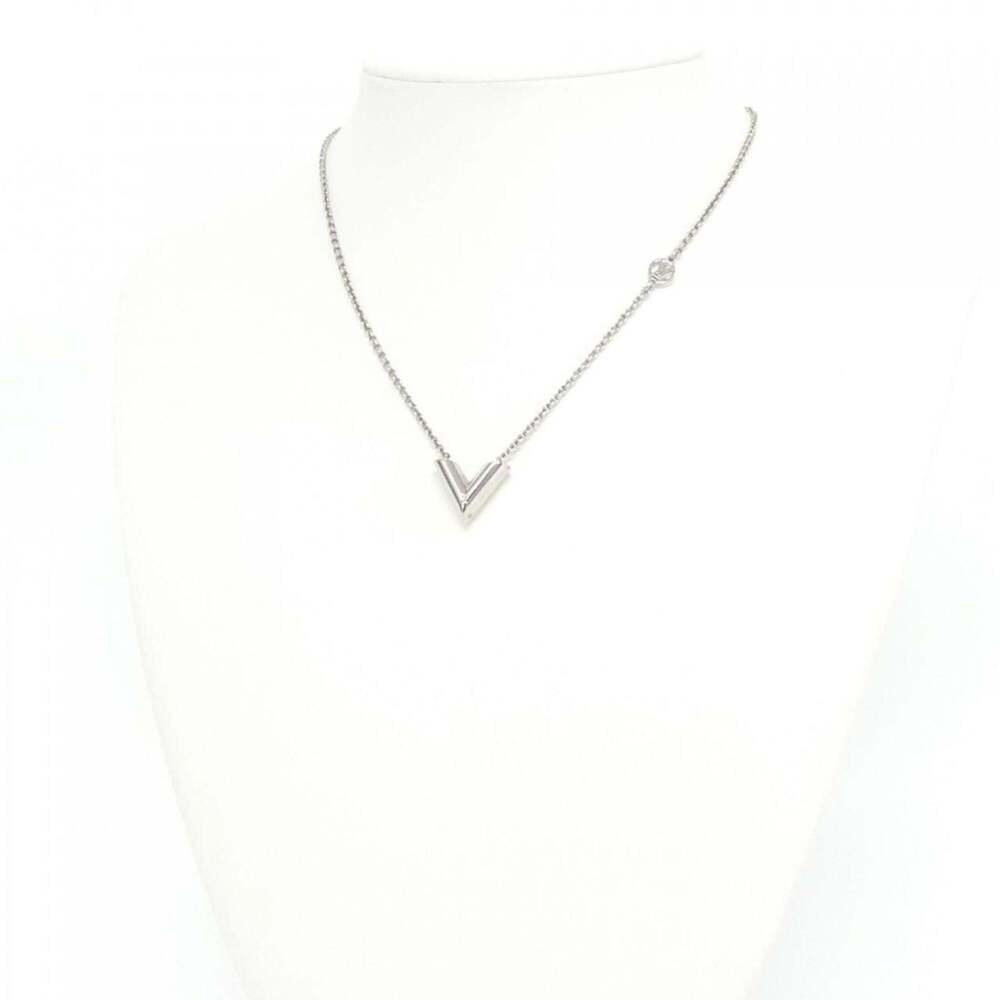 LOUIS VUITTON Silver Necklace - Picture 7 of 7